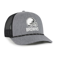 Cleveland Browns '47 Carbon Rope Trucker Adjustable Hat - Heather Charcoal Hats
