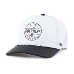 Miami Dolphins '47 Suburbia Hitch Two-Tone Adjustable Hat - White/Black Hats