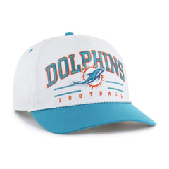 Miami Dolphins '47 Roscoe Two-Toned Hitch Adjustable Hat - White/Aqua Hats