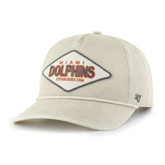 Miami Dolphins '47 Cairn Hitch Adjustable Hat - Khaki Hats