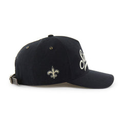 New Orleans Saints '47 Golden Age Corduroy Hitch Adjustable Hat - Black Hats
