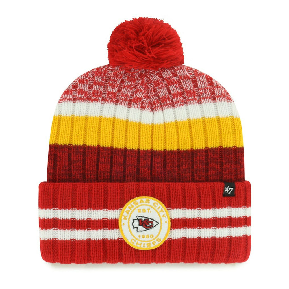 Kansas City Chiefs '47 Quiver Cuffed Knit Hat with Pom