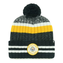 Pittsburgh Steelers '47 Quiver Cuffed Knit Hat with Pom