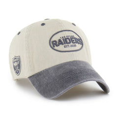 Las Vegas Raiders '47 Breaking Trail Clean Up Adjustable Hat - Khaki Hats