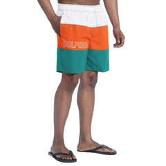 Miami Dolphins G-III Sports by Carl Banks Sunrise Volley Swim Shorts - Aqua/Orange Shorts