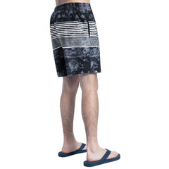 Baltimore Ravens G-III Sports by Carl Banks Horizon Volley Swim Shorts - Black/Gray Shorts