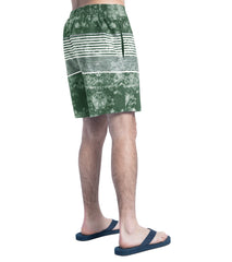 Green Bay Packers G-III Sports by Carl Banks Horizon Volley Swim Shorts - Green/Gray Shorts