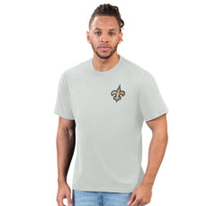 New Orleans Saints Margaritaville Wastin' Away T-Shirt - Gray T-shirts