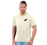 Arizona Cardinals Margaritaville Wastin' Away T-Shirt - Cream T-shirts