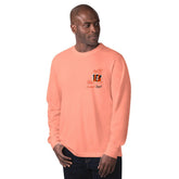 Cincinnati Bengals Margaritaville It's Five O'Clock Somewhere Long Sleeve T-Shirt - Orange T-shirts