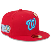 Washington Nationals New Era 2025 Big League Chew 59FIFTY Fitted Hat - Red Hats