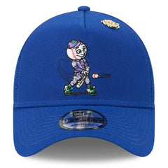 New York Mets New Era 2025 Big League Chew A-Frame 9FORTY Adjustable Trucker Hat - Royal Hats