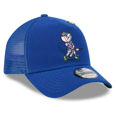 New York Mets New Era 2025 Big League Chew A-Frame 9FORTY Adjustable Trucker Hat - Royal Hats