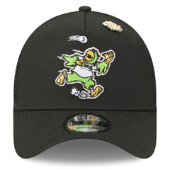 Pittsburgh Pirates New Era 2025 Big League Chew A-Frame 9FORTY Adjustable Trucker Hat - Black Hats