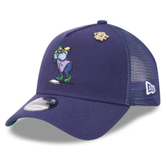 Tampa Bay Rays New Era 2025 Big League Chew A-Frame 9FORTY Adjustable Trucker Hat - Navy Hats