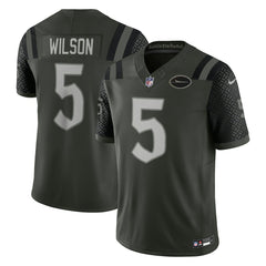 Garrett Wilson New York Jets 2025 Rivalries Collection Limited Jersey - Gotham Green Jerseys