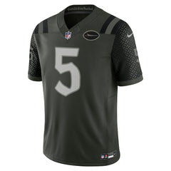 Garrett Wilson New York Jets 2025 Rivalries Collection Limited Jersey - Gotham Green Jerseys