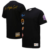 Los Angeles Lakers Black Out Collection Vintage Premium T-Shirt Black