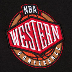 Golden State Warriors Hardwood Classics Blackout Collection Pullover Hoodie Black - Mitchell & Ness