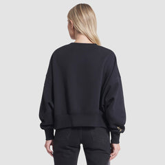 San Francisco 49ers Women's 2025 Rivalries Collection Oversized Phoenix Fleece Sweatshirt - Black Sweatshirts