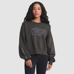 New York Jets Women's 2025 Rivalries Collection Oversized Phoenix Fleece Sweatshirt - Gotham Green Sweatshirts