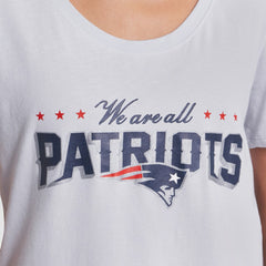 New England Patriots Women's 2025 Rivalries Collection Slub Dri-FIT T-Shirt - Silver T-shirts