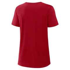 San Francisco 49ers Women's 2025 Rivalries Collection Slub Dri-FIT T-Shirt - Scarlet T-shirts