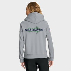 Seattle Seahawks Women's 2025 Rivalries Collection Standard Issue Sideline Dri-FIT Hoodie - Wolf Gray Hoodies