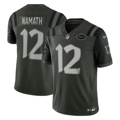 Joe Namath New York Jets 2025 Rivalries Collection Retired Player Limited Jersey - Gotham Green Jerseys