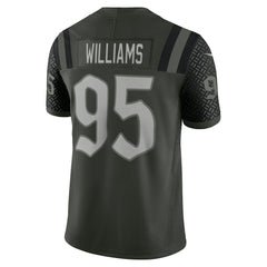 Quinnen Williams New York Jets 2025 Rivalries Collection Limited Jersey - Gotham Green Jerseys