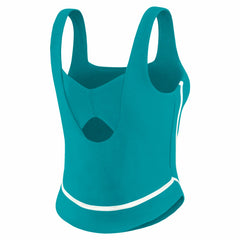 Miami Dolphins WEAR by Erin Andrews Women's Square Neck Tank Top - Aqua Tops