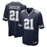 Deion Sanders Dallas Cowboys Team Retired Player Game Jersey - Navy Jerseys