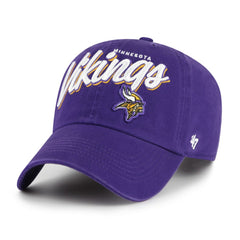 Minnesota Vikings '47 Women's Ariana Clean Up Adjustable Hat - Purple Hats