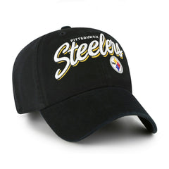 Pittsburgh Steelers '47 Women's Ariana Clean Up Adjustable Hat - Black Hats