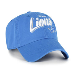 Detroit Lions '47 Women's Ariana Clean Up Adjustable Hat - Blue Hats