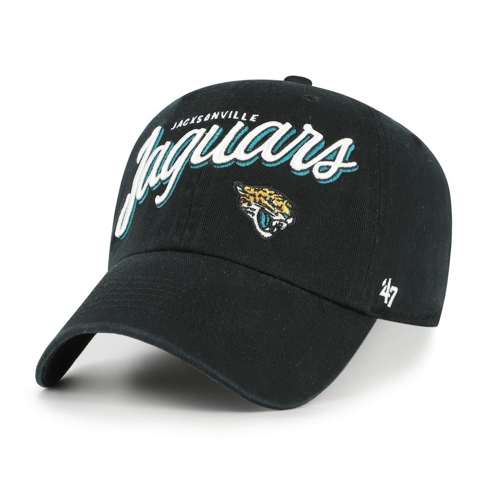 Jacksonville Jaguars '47 Women's Ariana Clean Up Adjustable Hat - Black Hats