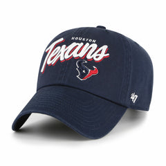 Houston Texans '47 Women's Ariana Clean Up Adjustable Hat - Navy Hats