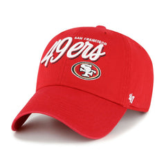 San Francisco 49ers '47 Women's Ariana Clean Up Adjustable Hat - Scarlet Hats