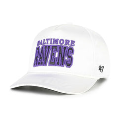 Baltimore Ravens '47 Women's Outspoken Hitch Adjustable Hat - White Hats
