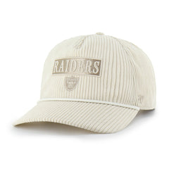 Las Vegas Raiders '47 Women's Mellow Corduroy Hitch Adjustable Hat - Natural Hats