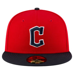 Cleveland Guardians New Era Authentic Collection On Field 59FIFTY Fitted Hat - Red/Black Hats