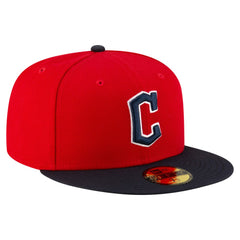 Cleveland Guardians New Era Authentic Collection On Field 59FIFTY Fitted Hat - Red/Black Hats
