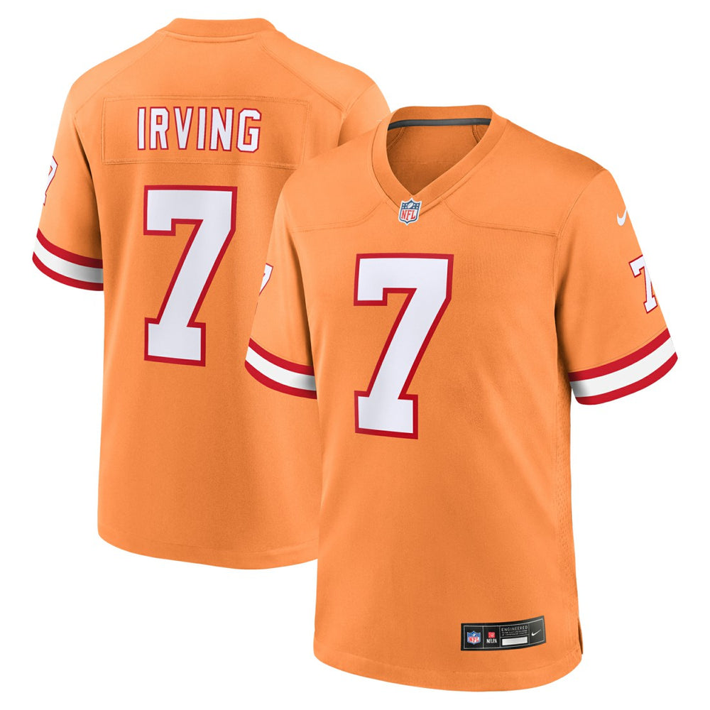 Bucky Irving Tampa Bay Buccaneers Alternate Game Jersey - Orange Jerseys