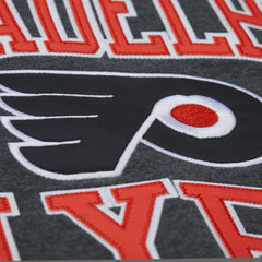 Philadelphia Flyers Mitchell & Ness Playoff Win Fleece Pullover Sweatshirt - Charcoal | US 202679026