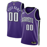 Sacramento Kings Unisex Adult Swingman Custom Jersey Classic Edition Purple - Nike