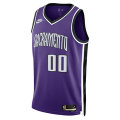 Sacramento Kings Unisex Adult Swingman Custom Jersey Classic Edition Purple - Nike