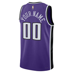 Sacramento Kings Unisex Adult Swingman Custom Jersey Classic Edition Purple - Nike