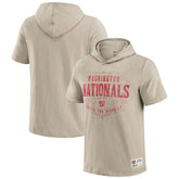 Washington Nationals Darius Rucker Collection by Fanatics Distressed Hoodie T-Shirt - Tan Hoodies