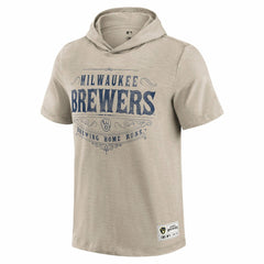 Milwaukee Brewers Darius Rucker Collection by Fanatics Hooded T-Shirt - Tan T-shirts