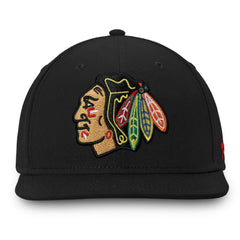 Chicago Blackhawks Fanatics Core Fitted Hat - Black | US 202682138